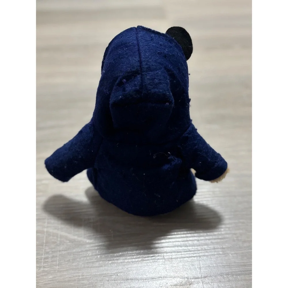 Eden Toys Paddington Bear‎ Plush Toy 1981 Vintage Blue Coat